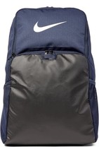 NEW Nike Brasilia XL 9.5 Team Sports Backpack Blue Black DM3975-410