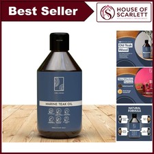 Teak Oil for Outdoor Furniture 500ml Natural Marine Grade Wood Care Sealant 51.80 per litre