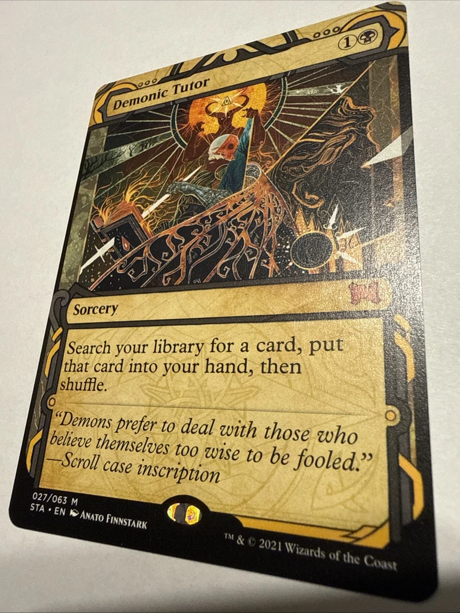 25+ Demonic Tutor Magic: The Gathering Individual Trading Card