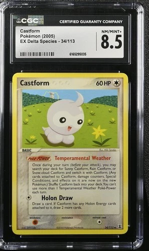 2005 EX Delta Species Castform CGC 8.5 34/113