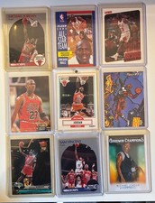 Lot of 9 Michael Jordan  Cards -Variety of insertlot 9 $$ No Dups