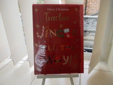 BRAND BLUEBELL STUDIOS - CHRISTMAS CARD FOR TEACHER