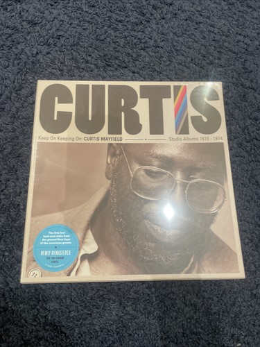 Keep on Keeping On: Curtis Mayfield Studio Albums 1970-1974 Box Set 4x LP Vinyl - Picture 1 of 4