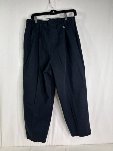 Lee Casuals Wrinkle Free Black Pants Size 18 Medium - Picture 2 of 4