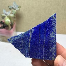 70mm Natural Lapis lazuli slice Crystal gemstone Polish/rough Specimen 84g A2816