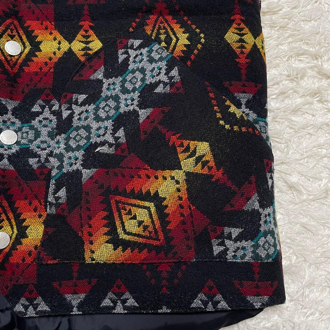 Pendleton Native American Pattern Down Vest M Qui… - image 4
