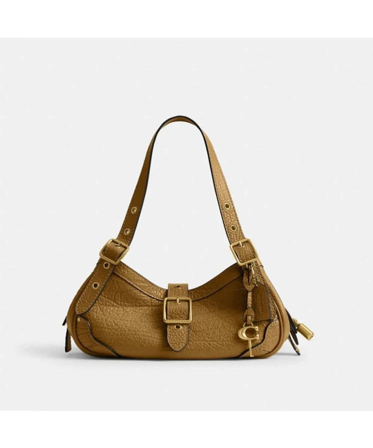 NWT Coach Drifter 31 Shoulder Bag Muted Olive Leather CFM45 Authentic