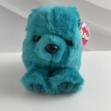 PUFFKINS Swibco Bear Telly Blue Plush Stuffed Animal 4.5  