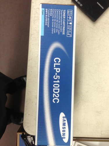 samsung CLP-520D2C Toner cartridge Cyan New Genuine Original - Picture 4 of 7