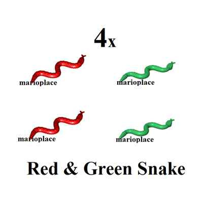 LEGO Red & Green Snake (30115) Animal NEW LOT OF 4