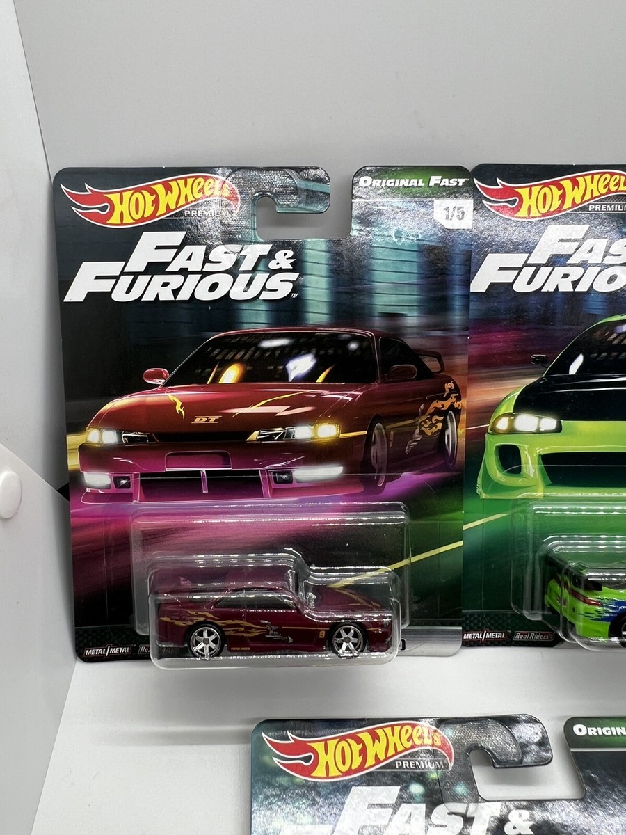 Hot Wheels Premium Fast And Furious Original Fast Complete