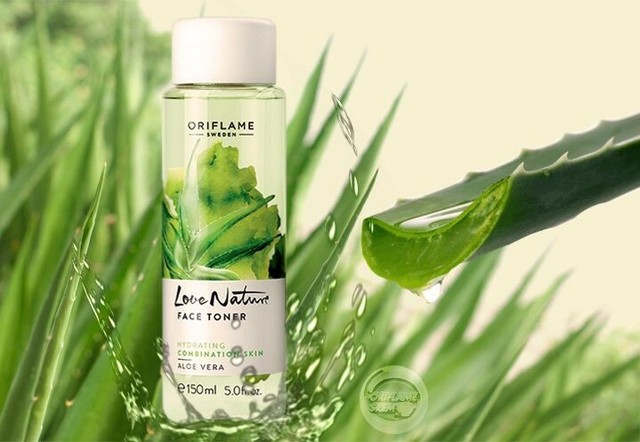oriflame face toner aloe vera