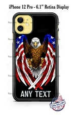 US Flag American Eagle Patriot Phone Case For iPhone 12 Samsung A21 LG Google 4