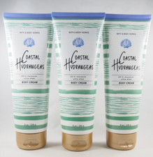  6 Bath  Body Works Coastal Hydrangeas 24hr Moisture Ultra Shea Body Cream 8oz