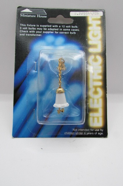 Dollhouse Miniature House Non Electric Hanging Bell Shade Light