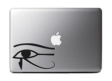 Eye Of Horus - Black Vinyl Decal for 13" Macbook