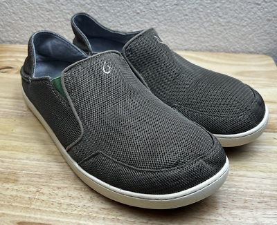 OLUKAI Nohea Mesh Brown / Green Casual Shoes Men display picture 3