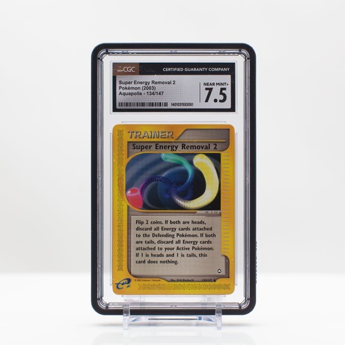Super Energy Removal 2 graded CGC 7.5 for sale on eBay