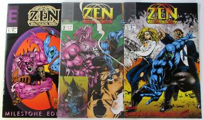 Zen Intergalactic Ninja Lot of 3 #2, 3, Milestone 1 Entity 1994 1st Print Comics