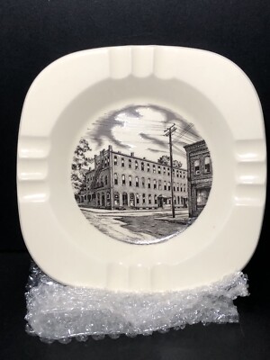 Tri-City Pottery Festival June 1974 Thompson Hotel Ashtray Ohio Tobacco