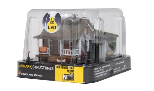 Woodland Scenics ~ N Scale ~ Built & Ready ~ Old Homestead ~ Lighted ~ BR4933 - Picture 6 of 6