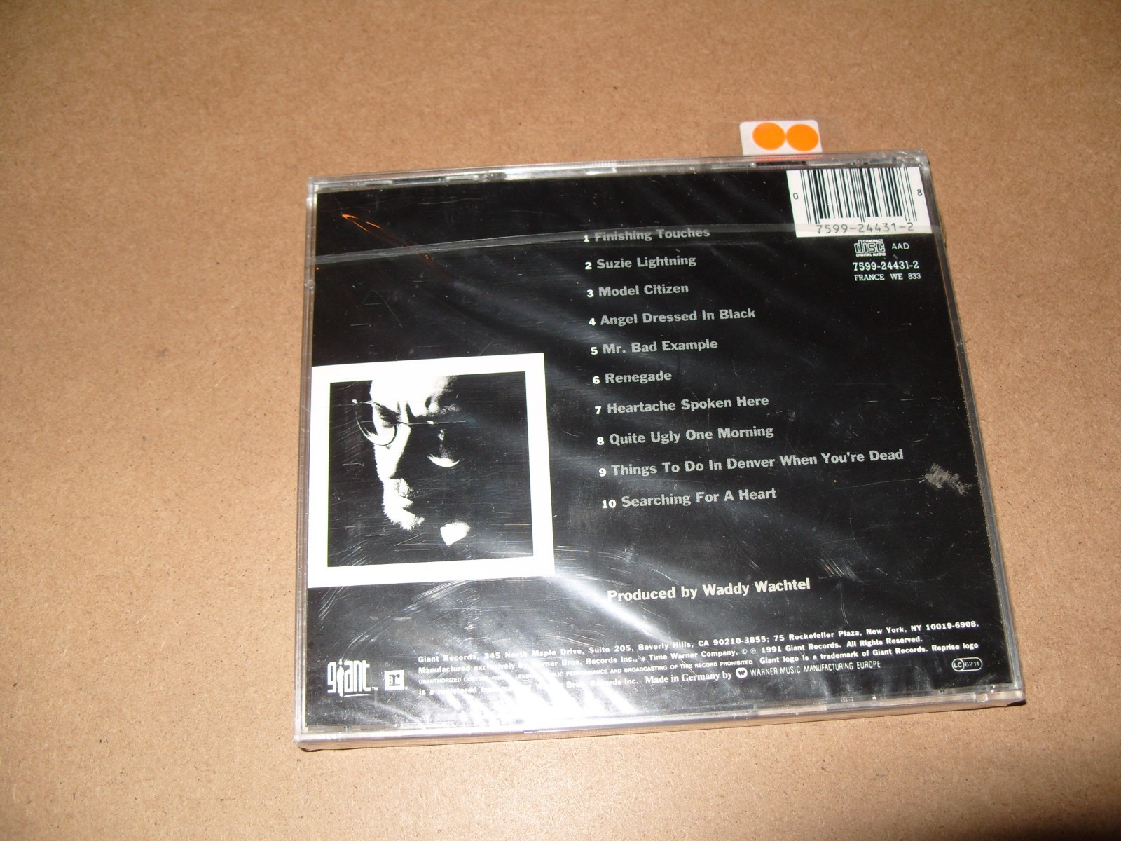 Warren Zevon - Mr  Bad Example (1991) cd  New & Sealed. (L.S.)