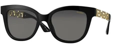 Versace GRECA VE 4394 Black/Grey Polarized (GB1/81) Sunglasses