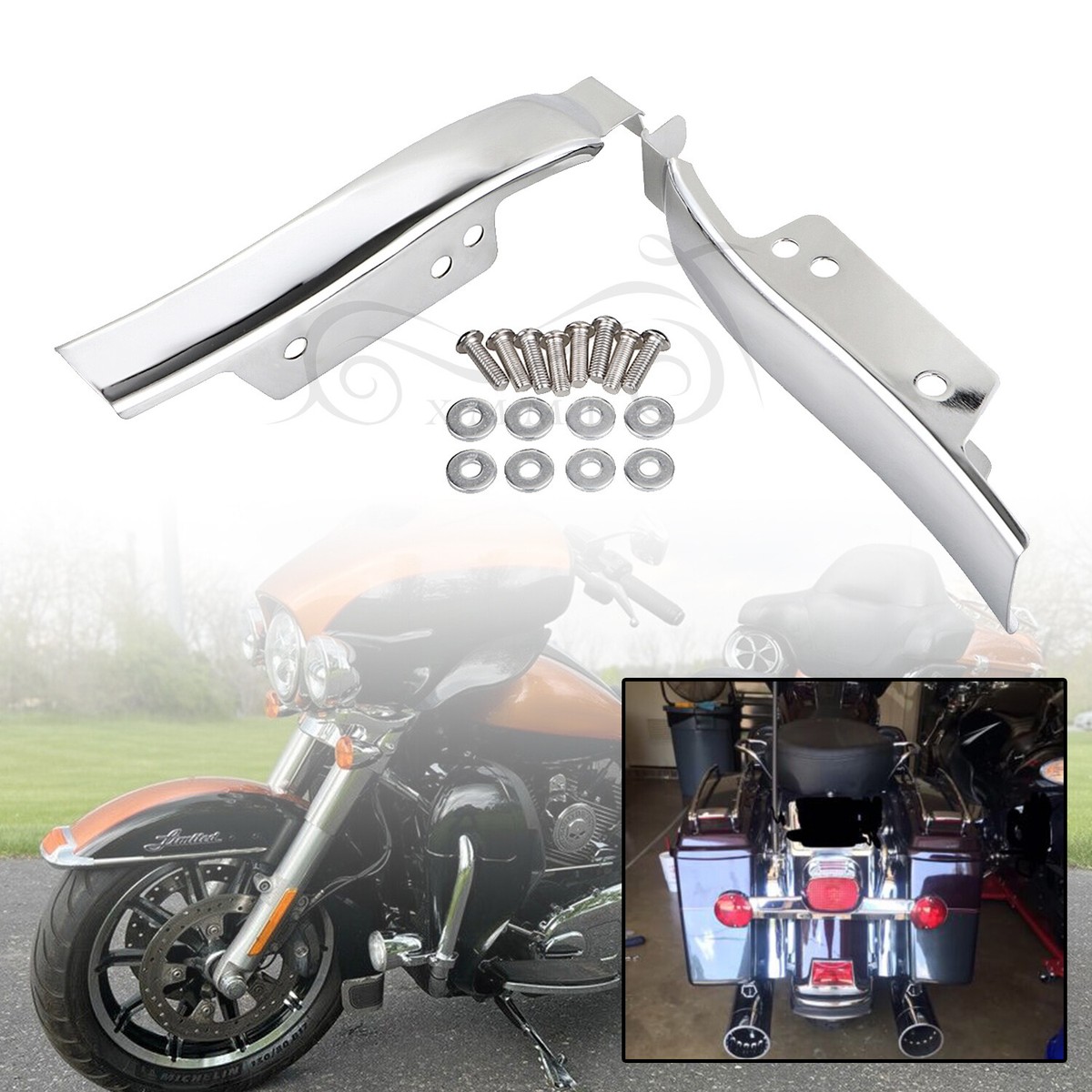 Harley-Davidson EVO シーシーバーリアフェンダーパッドセット s-l400.jpg