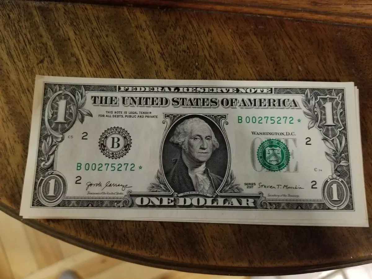 $50 Dollar Bill *STAR NOTE* Rare Low Print Low Run Size