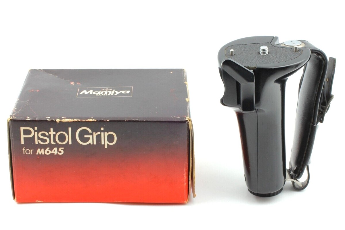 Near MINT in Box】Mamiya Pistol Grip for M645 Left hand Grip Near MINT in Box】Mamiya Pistol Grip for M645 Left hand Grip