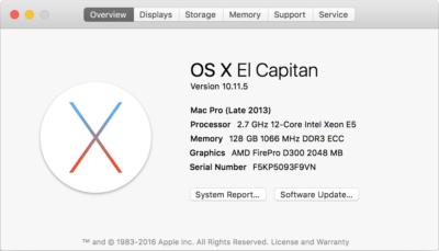 CPU+RAM DIY Upgrade Kit 12-Core 128GB Apple Mac Pro Late 2013  A1481