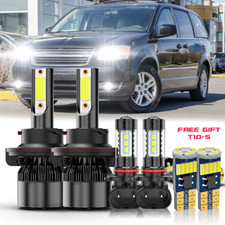 Kit combinado de faros LED + luces antiniebla 4 bombillas para Dodge Grand Caravan 2008 2009 2010