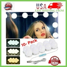 New Make Up Mirror Lights 10 LED Kit Bulbs Vanity Light Dimmable Lamp Hollywood