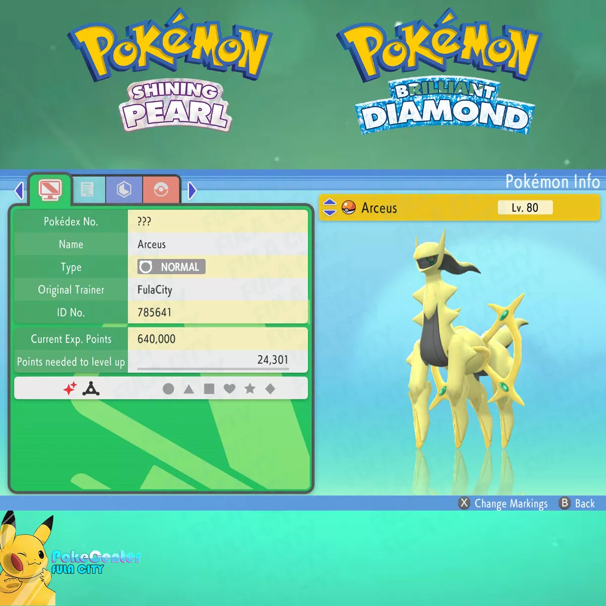 Brilliant Diamond & Shining Pearl Pokedex Completion Service