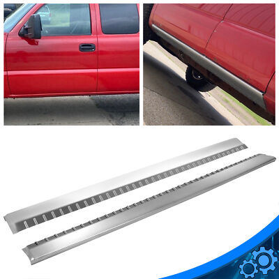 #ad For 99 07 Chevy Silverado GMC Sierra Slip On Rocker Panels Extended Cab US STOCK $54.50