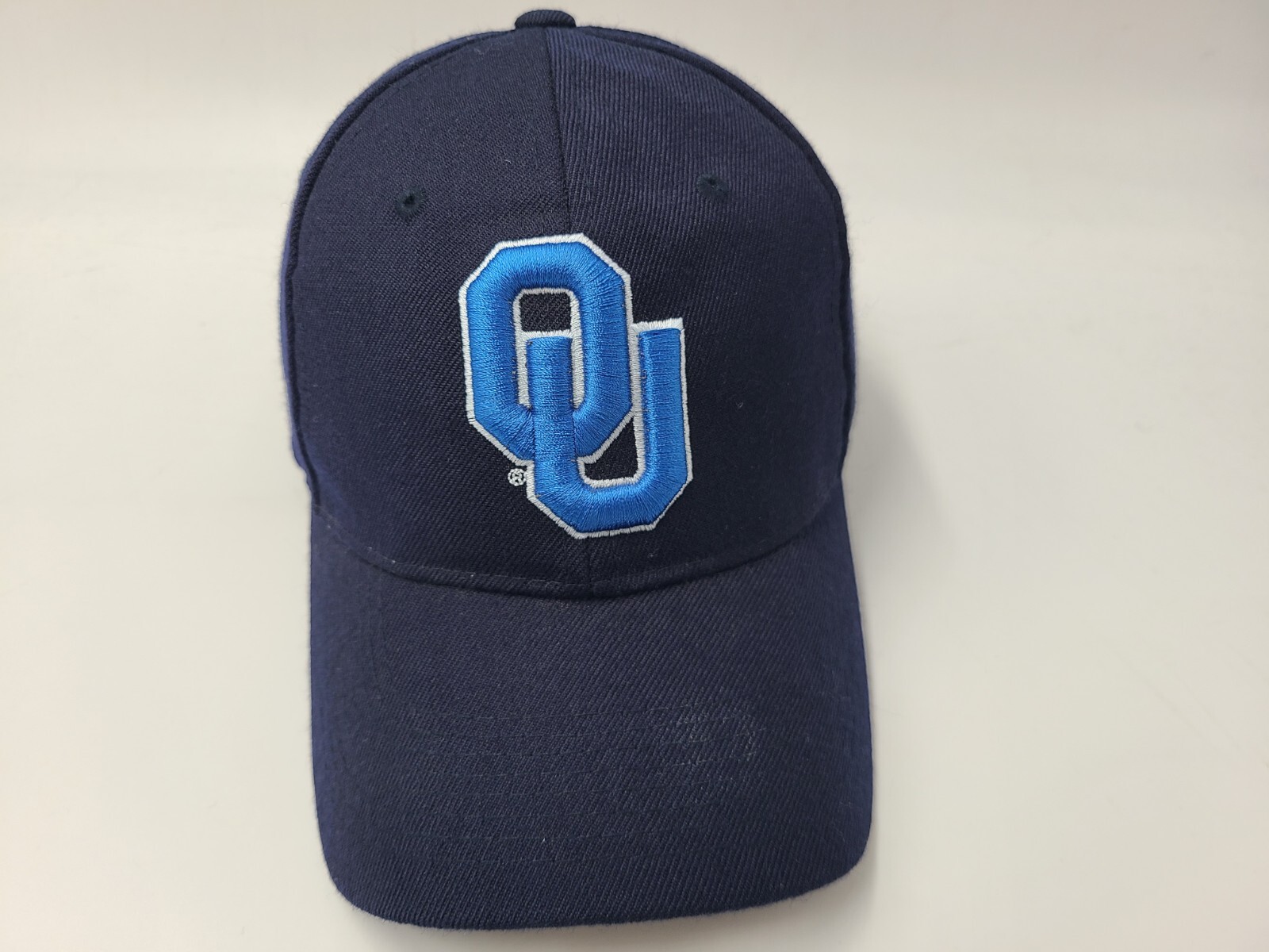 Vintage OU Sooners Wool Fitted Cap NCAA Blue by Zephyr  