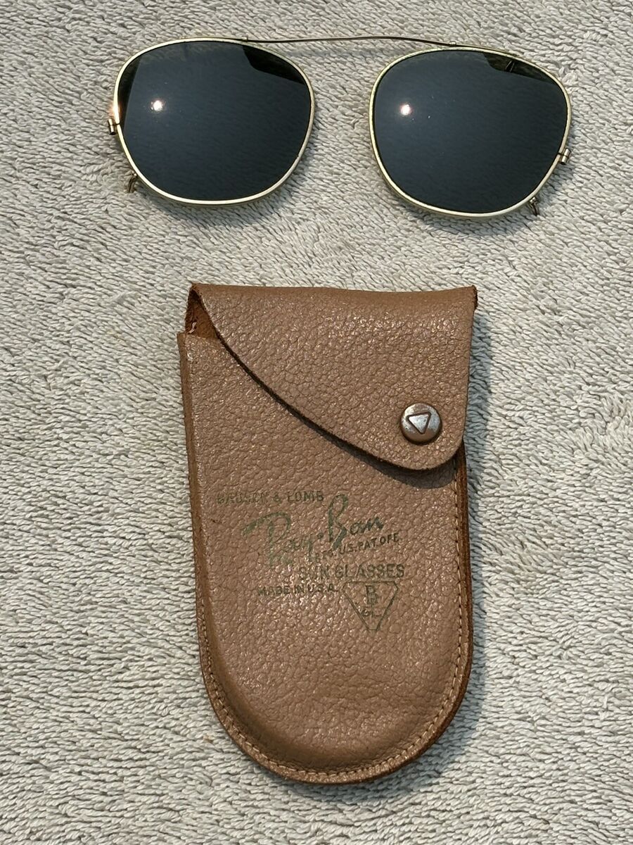 【BAUSCH＆LOMB Ray-Ban】ビンテージ アビエーター　ケース付 Vintage Bausch & Lomb Ray Ban Aviator Sunglasses Gold