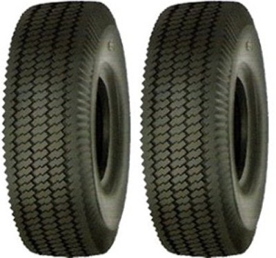 2 (TWO) 4.10/3.50-6 410/350-6 4.10-6 3.50-6  4 Ply Rated  Sawtooth Tread Tires 