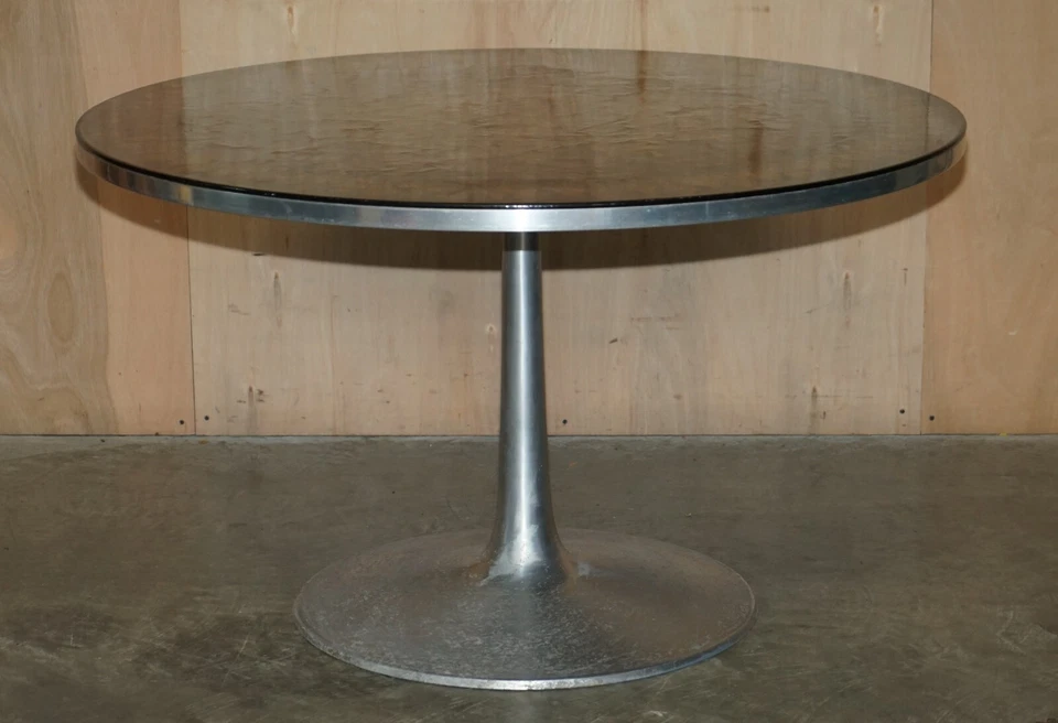 MESA DE COMEDOR MODERNA DE MEDIADOS DE SIGLO MYGGE & BJORN WINBLAD FRANCE & SONS coleccionable Foto 4 de 4