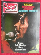 rivista CIAO 2001 40/1979 Poster Finardi Bob Marley De Andre' James Brown No cd