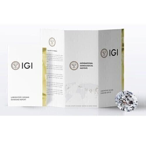 14k Yellow Gold 2.30TCW Oval Cut Lab Grown Diamond Certified Ring For New Year - Picture 4 of 16