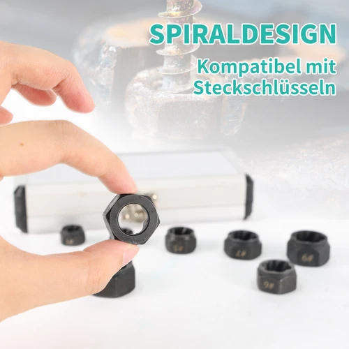 Schraubenausdreher Linksausdreher Schraubenlöser Set Ausbohrer Mutternsprenger - Bild 3 von 12