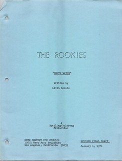 THE ROOKIES Series Death Watch Script Kate Jackson Handwritten Notes (copy)
