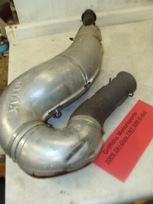 2009 SKIDOO 600 HO REV mxz TNT E-tec efi exhaust pipe expansion chamber ...