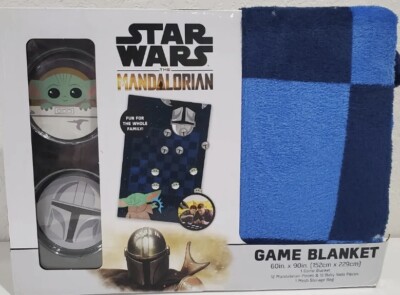 Star Wars Mandalorian Game Blanket 60x90 in Baby Yoda New In Box | eBay
