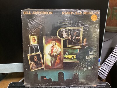 Bill Anderson[2] Nashville Mirrors.. 1980 sealed vinyl lp.. MCCA3214