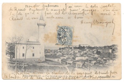 Algerie.  Philippeville. General view, Mosque  Sidi  Alepdibb
