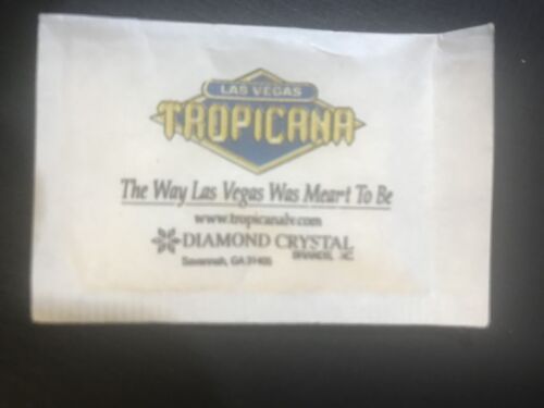 Tropicana Hotel Casino Sugar Packet With Hotel Pictured Las Vegas Nevada