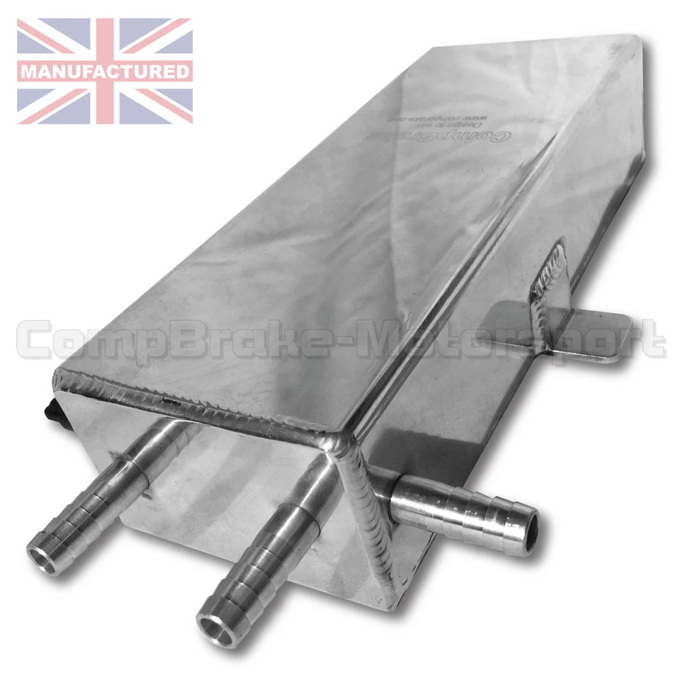 Oil Catch Tank 1.5L Litre Square Bulk Head Mount Rally,Race,Drift,4x4 CMB1575 - Image 2 of 3