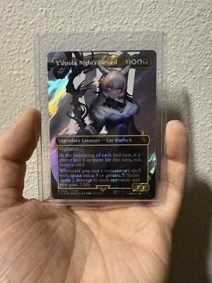 Y'shtola, Night's Blessed 215 Borderless Surge Foil MTG